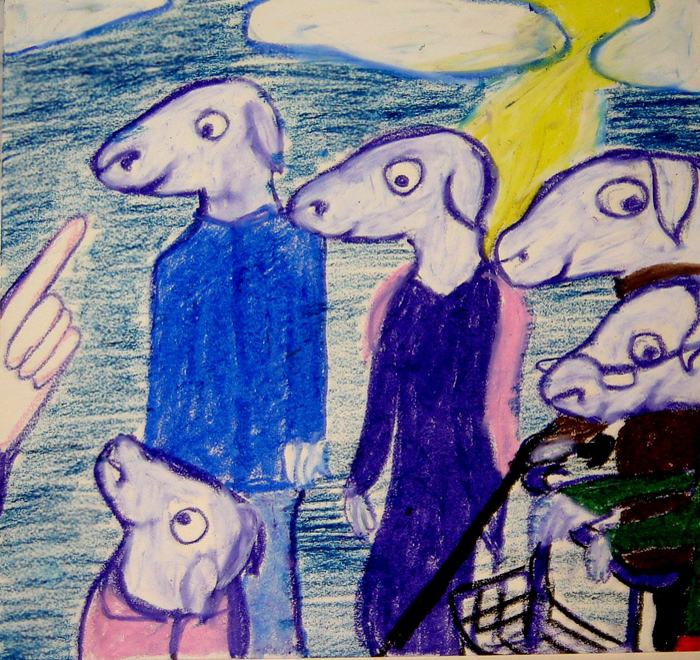  Illustration Bärbel Klingel zu  Friedrich Nietsche: Fragment 39